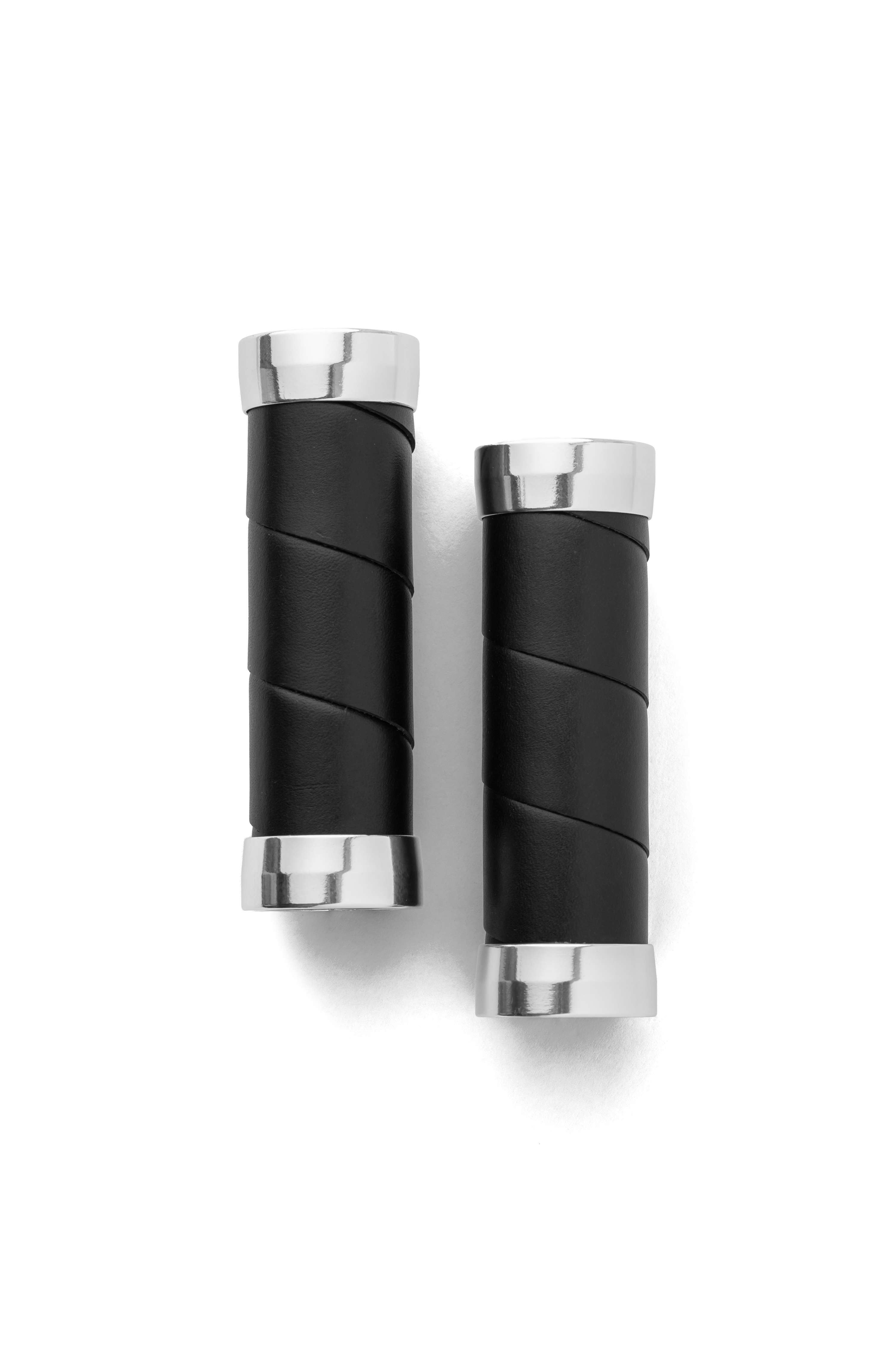 Brooks - Poignées Slender noires en cuir