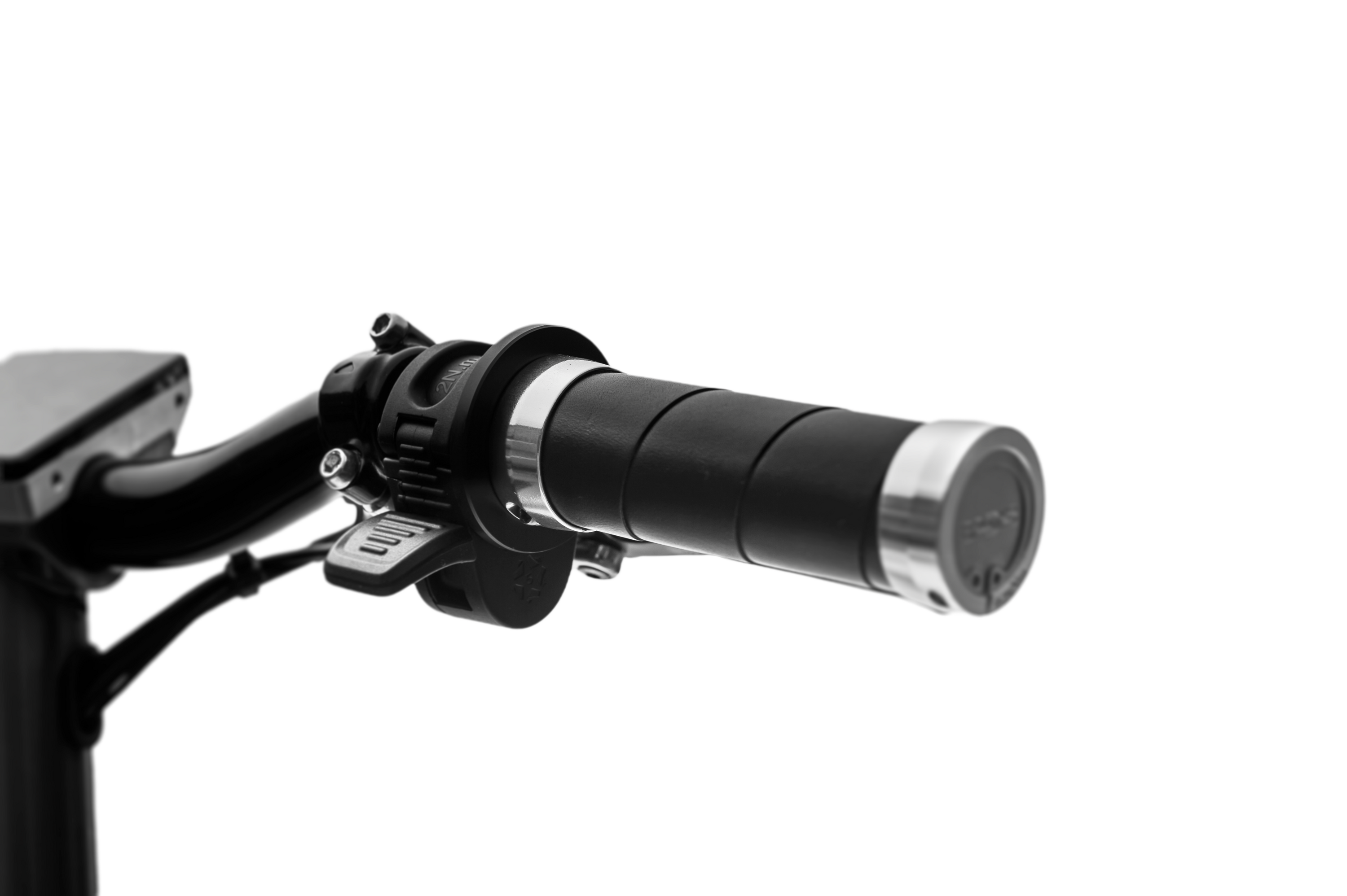 Brooks - Poignées Slender noires en cuir