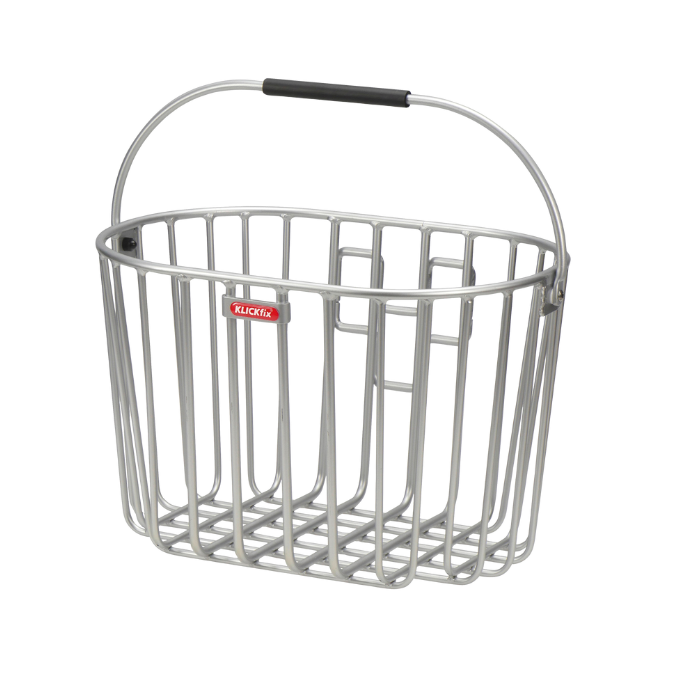 KLICKfix - Panier en Aluminium Gris